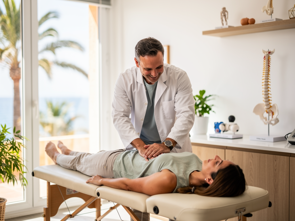 Fachrichtungsbild für Orthopädie, Rheumatologie, Neurochirurgie, Physikalische und Rehabilitative Medizin, Innere Medizin und Rheumatologie, Verhaltenstherapie, Ernährungsmedizin, Chirotherapie