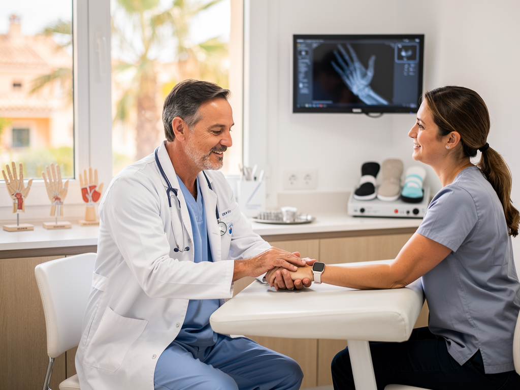 Fachrichtungsbild für Cirugía de la mano, Terapia de la mano, Reumatología, Terapia del dolor, Neurología, Psicoterapia, Cirugía plástica reconstructiva, Cirugía estética, Ortopedia, Cirugía ambulatoria de mano a codo