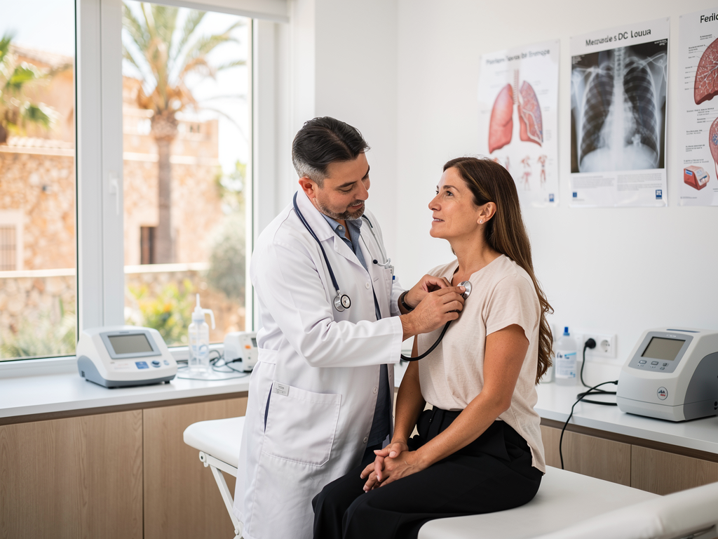 Fachrichtungsbild für Pneumologie, Angiologie, Radiologie, Kardiologie, Allergologie, Schlafmedizin